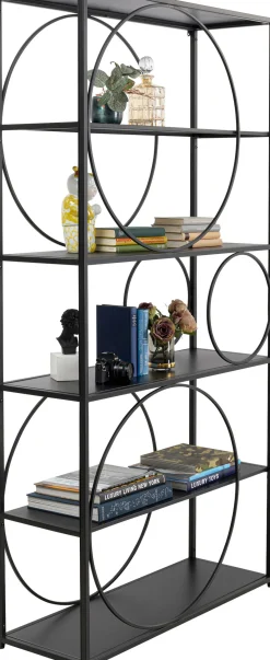 Best KARE Design Regał Circle 100x200 cm czarny - KARE