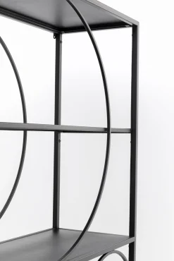 Best KARE Design Regał Circle 100x200 cm czarny - KARE