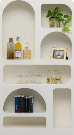 Hot KARE Design Regał do salonu biały skandynawski MDF 95x180 cm - KARE