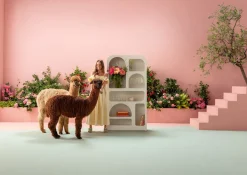 Hot KARE Design Regał do salonu biały skandynawski MDF 95x180 cm - KARE