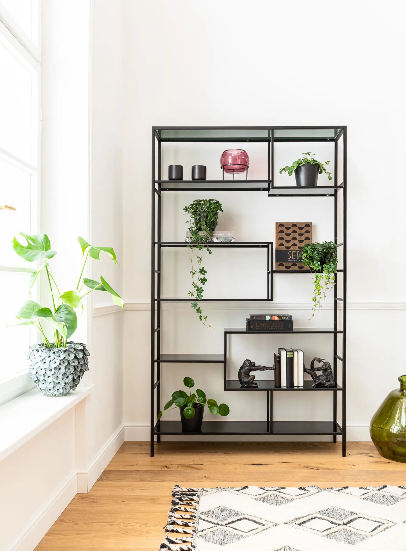 Best KARE Design Regał Loft 115x195 cm czarny - KARE