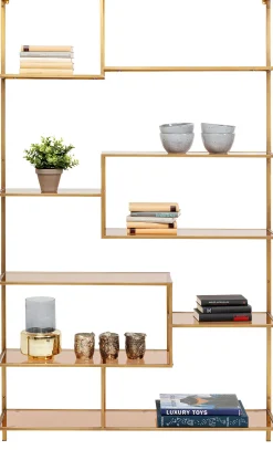 Sale KARE Design Regał Loft 115x195 cm złoty - KARE