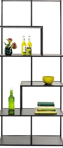 Best KARE Design Regał Loftie 77x185 cm czarny - KARE