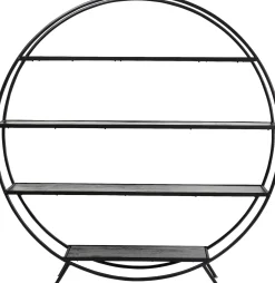 Discount KARE Design Regał Mason Round 180x175 cm czarny - KARE