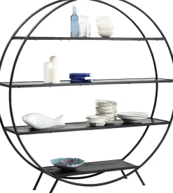 Discount KARE Design Regał Mason Round 180x175 cm czarny - KARE