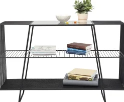 Outlet KARE Design Regał Mesh 120x78 cm czarny - KARE