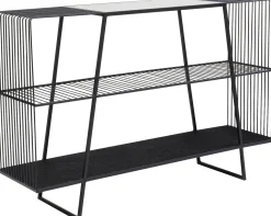 Outlet KARE Design Regał Mesh 120x78 cm czarny - KARE