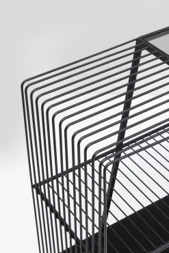 Outlet KARE Design Regał Mesh 120x78 cm czarny - KARE