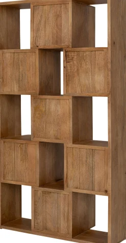 Discount KARE Design Regał na książki z drewna mango brązowy 103x192 cm - KARE