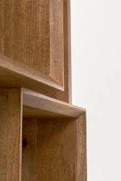 Discount KARE Design Regał na książki z drewna mango brązowy 103x192 cm - KARE