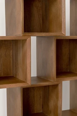 Discount KARE Design Regał na książki z drewna mango brązowy 103x192 cm - KARE