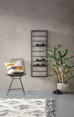 Discount KARE Design Regał na wino Bistro 42x120 cm czarny - KARE