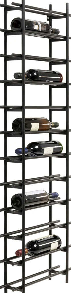 New KARE Design Regał na wino Cape Town czarna 45x136cm - KARE