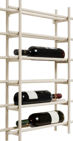 Discount KARE Design Regał na wino Cape Town greige 45x68cm - KARE