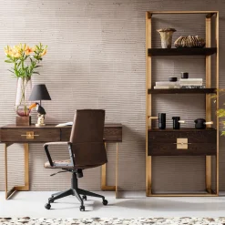 Online KARE Design Regał Osaka 82x210 cm złoty - KARE