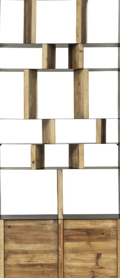 Clearance KARE Design Regał Storm 100x234 cm drewniano-metaliczny - KARE