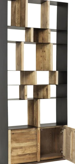 Clearance KARE Design Regał Storm 100x234 cm drewniano-metaliczny - KARE