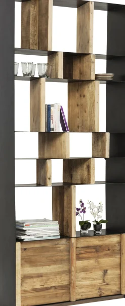 Clearance KARE Design Regał Storm 100x234 cm drewniano-metaliczny - KARE