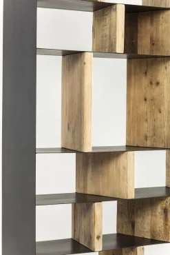 Clearance KARE Design Regał Storm 100x234 cm drewniano-metaliczny - KARE