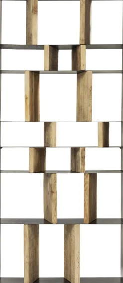 Outlet KARE Design Regał Storm 100x234 cm metaliczny - KARE