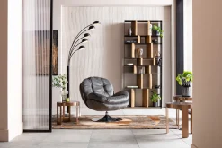 Outlet KARE Design Regał Storm 100x234 cm metaliczny - KARE