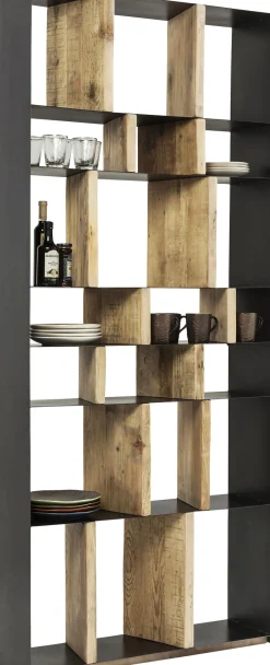 Outlet KARE Design Regał Storm 100x234 cm metaliczny - KARE