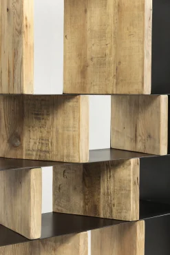 Outlet KARE Design Regał Storm 100x234 cm metaliczny - KARE