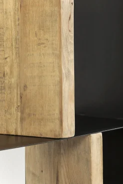 Outlet KARE Design Regał Storm 100x234 cm metaliczny - KARE