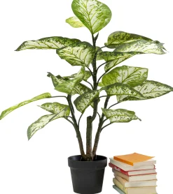 Hot KARE Design Roślina sztuczna do salonu difenbachia 100 cm - KARE