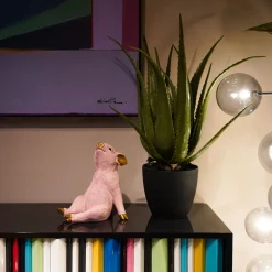 Sale KARE Design Skarbonka Chillax Pig 17x28 cm jasnoróżowa - KARE