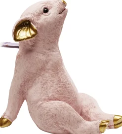 Sale KARE Design Skarbonka Chillax Pig 17x28 cm jasnoróżowa - KARE