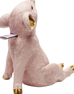 Sale KARE Design Skarbonka Chillax Pig 17x28 cm jasnoróżowa - KARE