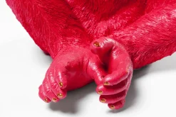 Discount KARE Design Skarbonka Monkey Kikazaru 24x35 cm czerwona - KARE