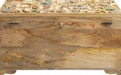 Online KARE Design Skrzynia z drewna mango motyw zwierzęcy kolorowy 81x47 cm - KARE