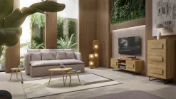 Best KARE Design Sofa Boheme 3,5-osobowa kremowa 230cm - KARE