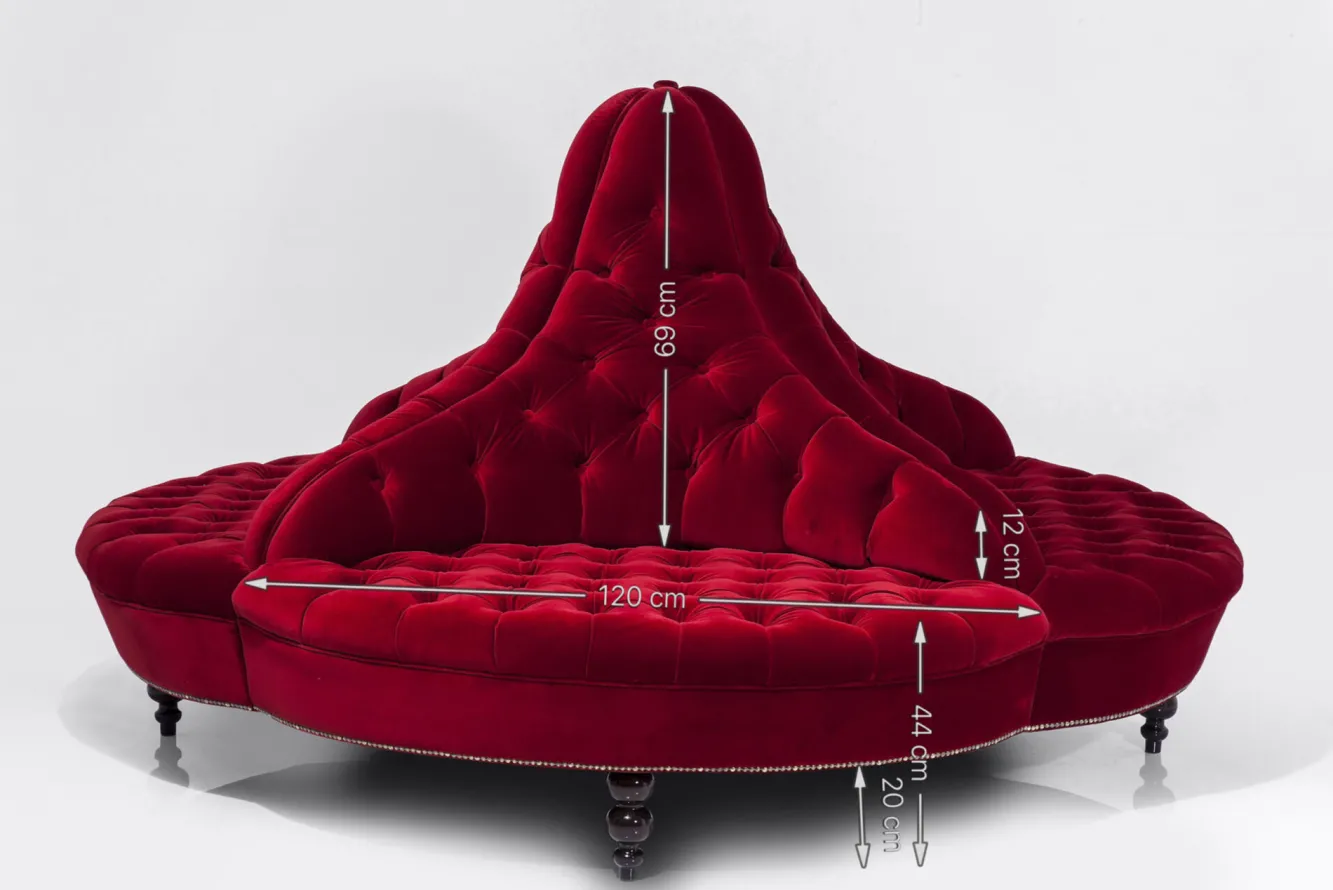 Best KARE Design Sofa Boudoir 160x126 cm - KARE