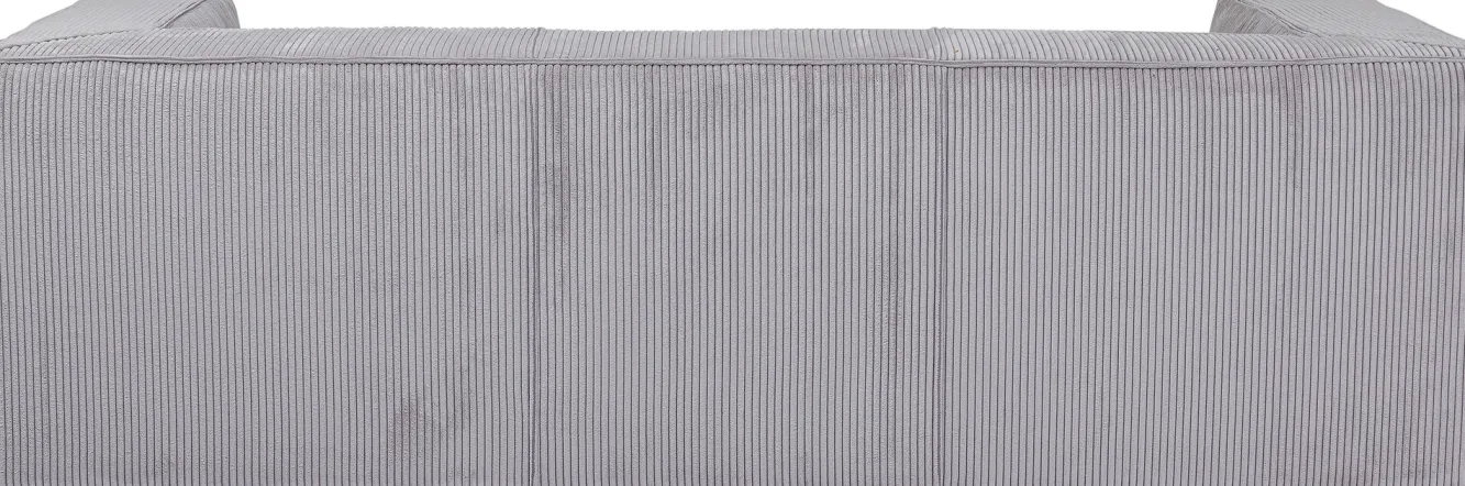 Hot KARE Design Sofa Cubetto Cord 3 os. 220 cm jasnoszara - KARE