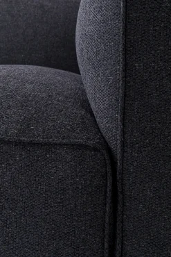 Online KARE Design Sofa Cubetto Cord 3 os. 220 cm ciemnoszara - KARE