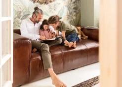 Sale KARE Design Sofa Cubetto 220x67 cm brązowa skóra naturalna - KARE