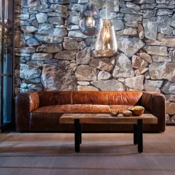 Online KARE Design Sofa Cubetto 259x67 cm brązowa - KARE