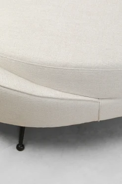 Best KARE Design Sofa duża do salonu offwhite nogi czarne stalowe 270 cm - KARE