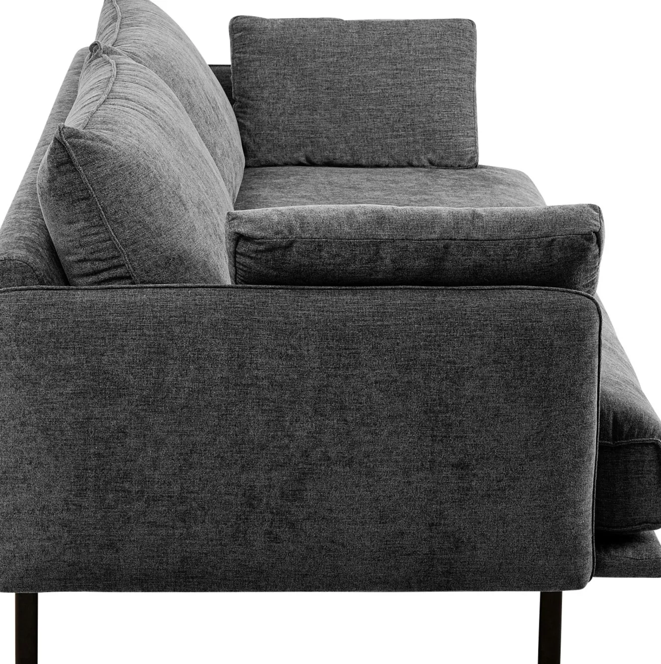 Hot KARE Design Sofa Edna 3-os. 245 cm szara - KARE