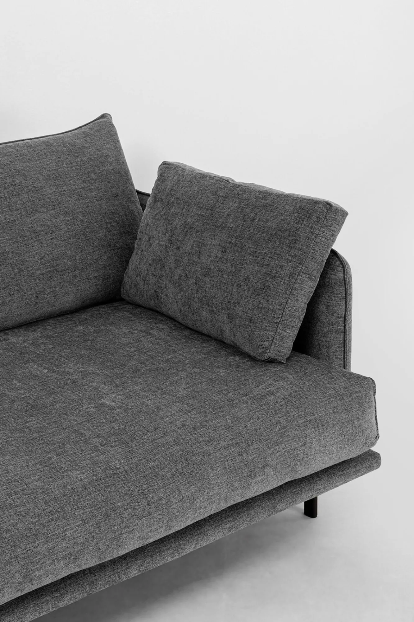 Hot KARE Design Sofa Edna 3-os. 245 cm szara - KARE