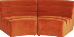 Fashion KARE Design Sofa Element Wave 83x109 cm pomarańczowa - KARE