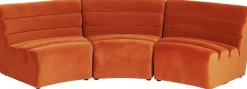 Fashion KARE Design Sofa Element Wave 83x109 cm pomarańczowa - KARE