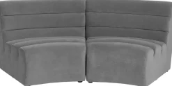 Outlet KARE Design Sofa Element Wave 84x91 cm szara - KARE