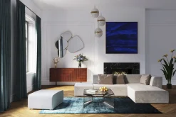 Discount KARE Design Sofa Infinity Elements 100x70 cm szara - KARE