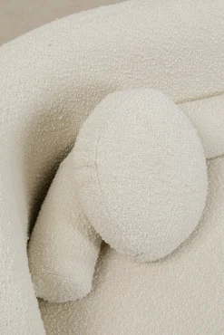 Online KARE Design Sofa kremowa 3-osobowa tkanina boucle 225 cm - KARE