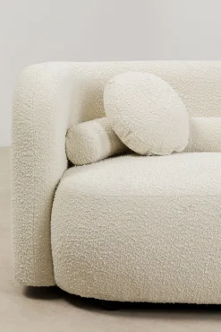 Online KARE Design Sofa kremowa 3-osobowa tkanina boucle 225 cm - KARE