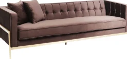 Discount KARE Design Sofa Loft 226x70 cm brązowa - KARE